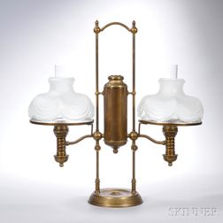 Manhattan Brass Co. Double Student Lamp